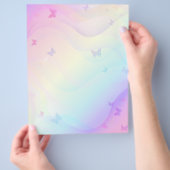 Hintergrund-Schmetterlinge Flyer (Hand)