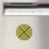 HINTERGRUND SCHWARZ UND GELB MAGNET (In Situ (Geschirrspüler))