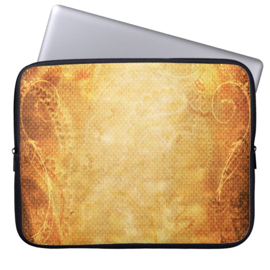 Hintergrund-Scrapbooking-Struktur Laptopschutzhülle (Vorderseite)