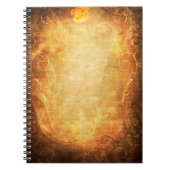 Hintergrund-Scrapbooking-Struktur Notizblock (Vorderseite)