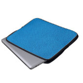 Hintergrund Struktur blau Laptopschutzhülle (Vorne Knopf)