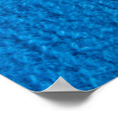 Hintergrund Struktur blau Poster (Ecke)