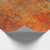 Hintergrund-Struktur Rost alt braun Geschenkpapier (Ecke)