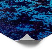 Hintergrund-Struktur Rost alt braun Poster (Ecke)