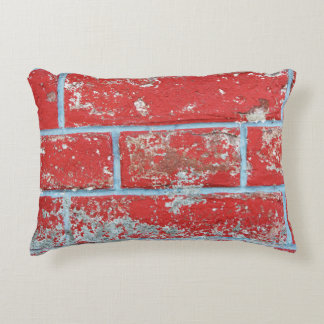 Hintergrund-Tapete mit Textur, rot blau Dekokissen