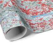 Hintergrund-Tapete mit Textur, rot blau Geschenkpapier (Rolleneckpunkt)