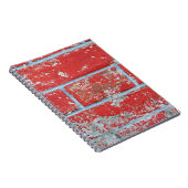 Hintergrund-Tapete mit Textur, rot blau Notizblock (Rechte Seite)