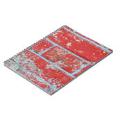 Hintergrund-Tapete mit Textur, rot blau Notizblock (Linke Seite)