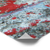 Hintergrund-Tapete mit Textur, rot blau Poster (Ecke)