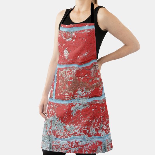 Hintergrund-Tapete mit Textur, rot blau Schürze (InSitu)