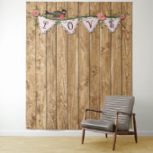 Hintergrund-Tapisserie aus rustikalem Holz Wandteppich (Beispiel)