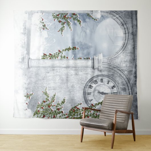 Hintergrund-Tapisserie für das Winter-Verzauberung Wandteppich (Beispiel (Horizontal))