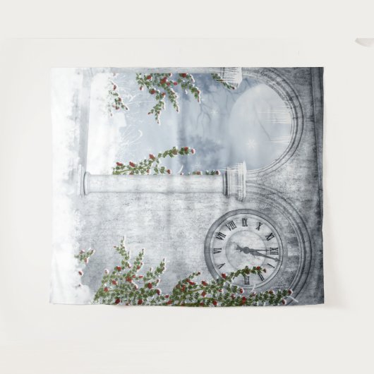 Hintergrund-Tapisserie für das Winter-Verzauberung Wandteppich (Vorderseite (Horizontal))