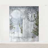 Hintergrund-Tapisserie für das Winter-Verzauberung Wandteppich (Vorderseite)