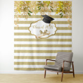 Hintergrund-Tapisserie für Gold Rose Abschluss Fot Wandteppich (Beispiel)