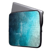 Hintergrund-Textgrunge Vintag Laptopschutzhülle (Vorderseite Links)