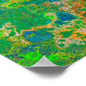 Hintergrund Textur alt Vintag Poster (Ecke)