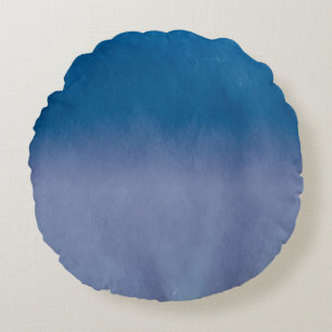 Hintergrund-Textur Aquarellpapier 3 Rundes Kissen