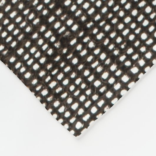 Hintergrund Textur Gewebe Fleecedecke (Ecke)