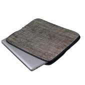 Hintergrund Textur Gewebe Laptopschutzhülle (Vorne Knopf)