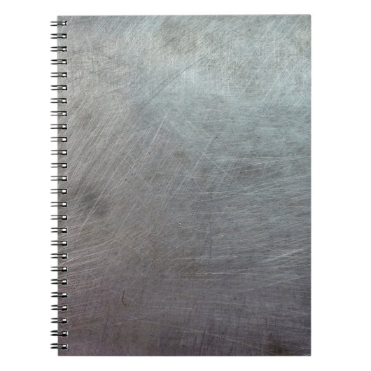 Hintergrund Textur Grunge Metall Notizblock (Vorderseite)