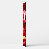 Hintergrund Textur Herz rot Case-Mate iPhone Hülle (Rückseite / Rechts)