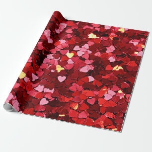Hintergrund Textur Herz rot Geschenkpapier