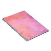 Hintergrund Textur rosa Notizblock (Rechte Seite)