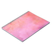 Hintergrund Textur rosa Notizblock (Linke Seite)