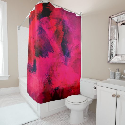 Hintergrund Texturvorlage rot Duschvorhang (Beispiel)