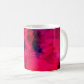 Hintergrund Texturvorlage rot Kaffeetasse (VorderseiteRechts)