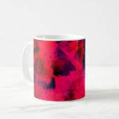 Hintergrund Texturvorlage rot Kaffeetasse (Vorderseite Links)