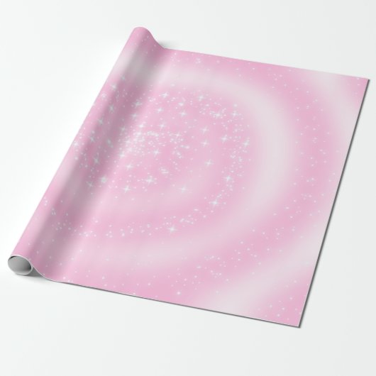 Hintergrund transparenter Sternstrudel Geschenkpapier (Ungerollt)