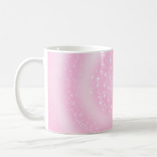 Hintergrund transparenter Sternstrudel Kaffeetasse