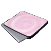 Hintergrund transparenter Sternstrudel Laptopschutzhülle (Vorne Knopf)
