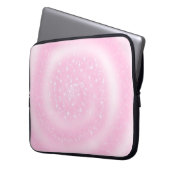 Hintergrund transparenter Sternstrudel Laptopschutzhülle (Vorderseite Links)