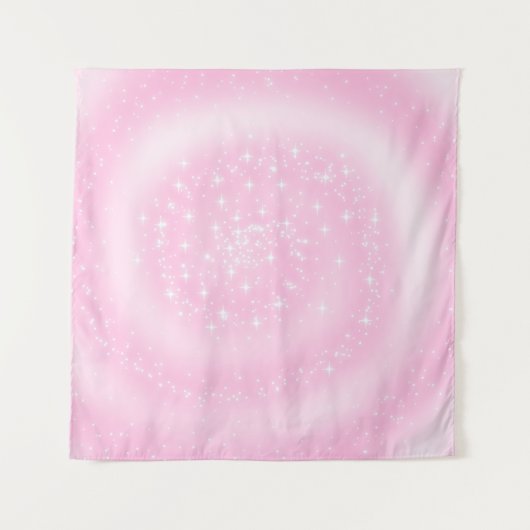 Hintergrund transparenter Sternstrudel Wandteppich (Vorderseite)