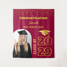 Hintergrund und Foto von Burgund und Gold benutzer Wandteppich