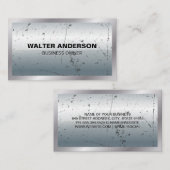Hintergrund und Grenze der Metallic Visitenkarte (Vorne/Hinten)