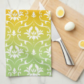 Hintergrund und Spitze Geschirrtuch (Viertel Falte)