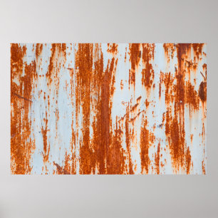 Hintergrund und Struktur aus grundiertem rostigem Poster