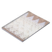 Hintergrund und Textur der Spitzen Notizblock (Linke Seite)