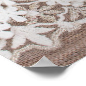 Hintergrund und Textur der Spitzen Poster (Ecke)