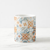 Hintergrund und Textur mit antiken Fliesen Kaffeetasse (Mittel)