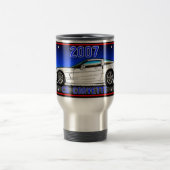 Hintergrund Vette Lic des Coupé-C6 blaue Reisebecher (Mittel)