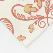 Hintergrund Vintage Blume. Nahtlose Blumenmuster Fleecedecke (Ecke)