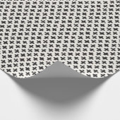 Hintergrund Vintager Abstrakter Pinselstriche Geschenkpapier (Ecke)