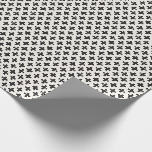 Hintergrund Vintager Abstrakter Pinselstriche Geschenkpapier (Ecke)