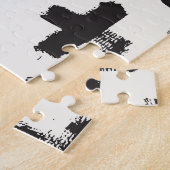 Hintergrund Vintager Abstrakter Pinselstriche Puzzle (Seite)