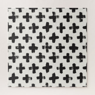 Hintergrund Vintager Abstrakter Pinselstriche Puzzle